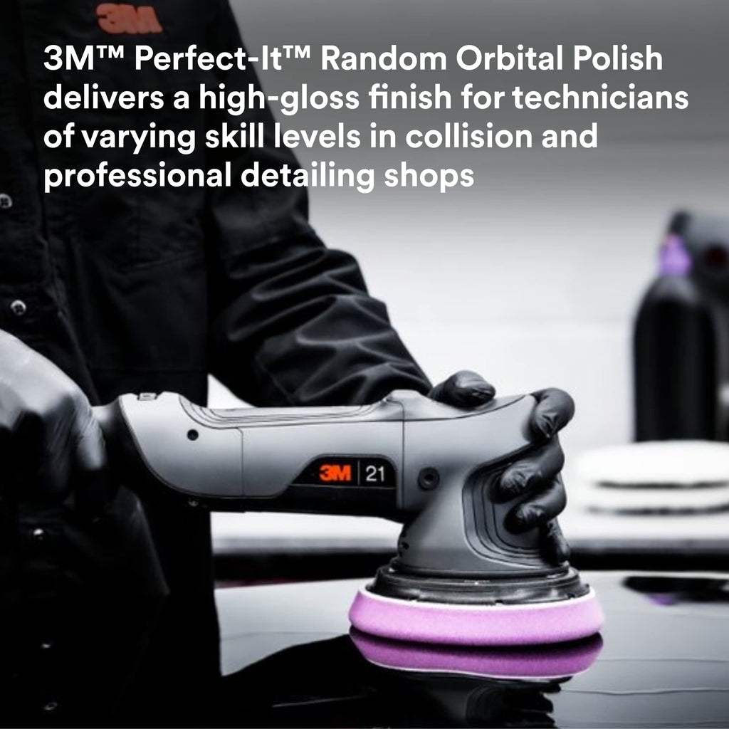3M Perfect-It Random Orbital Polish, 34134, 1 Quart, Fast Cutting Polisher for Automotive Buffing & Polishing, High-Gloss Finish